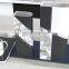 Black And White Ceramic Frame Dinner Plate Tea set With Decoration Vase