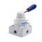 4HV210-06/08 4HV310-08/10 4HV410-15/20 Thread Hand Push Pull Manual Rotary Control Pneumatic Hand Control Valve