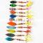 3g/5gFeathered Sequined Rotating Bait Feather Fishing Lures Bait Artificial Bait Spinner Fishing Tackle Fish