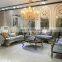 Antique Style Royal European Fabric Living Room Sofa Set Furniture