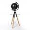 K&B wholesale kids metal wooden legs stand black decorative world globe on the floor for home decor