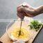 Home Purpose Unique Stainless Steel Rotating Egg Whisk Manual Beater Mini Egg Whisk