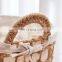 Sale Washable Supplier Indonesia Dark Hampers Handle Large Storage Wood Laundry Basket Bamboo