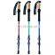 Camping Multifunction Telescopic Outdoor Walking Hiking Carbon Fiber Trekking Poles