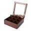 Desktop snack display wooden packed-coffee packed-tea storage box