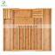 Bamboo Silverware Drawer Organizer Kitchen Expandable Utensil Holder -Adjustable Cutlery Tray with Divider