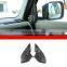 For Land Rover Defender 110 2020 2021 All Inclusive Car ABS A-pillar Horn Cover Trim Carbon Fiber Pattern 2-Piece Set