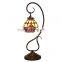 Europe style handmade gem desk light Tiffany table lamp baroque lighting