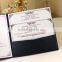 2016 Western Style Premium Luxury Velvet Flocked Wedding Invitation