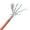 Cat7 cat8 Network Cable Shielded High Speed Solid Flat Internet Lan Computer Ethernet Cable