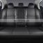 Luxury housse de siege de voiture Black Standard Imitation fiber leather front back seat custom car conversion seat cover kits