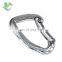Colorful 68mm D shape aluminum carabiner clip keychain climbing rock climbing carabiner for camping hiking outdoor