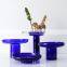 Modern luxury transparent clear home decoration accessories glass flower vases