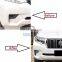 MAICTOP Car Foglights Front Led DRL Fog Light Lamp For Land Cruiser Prado 150 fj150 lc150 2018
