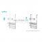 Disassembly Hooks Black Metal Wire Mesh Basket Bathroom Kitchen Over the Door Hook Hanger