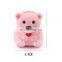 lovely Velvet gift box cute bear jewelry box wedding ring box Necklace Ring Case Earrings Holder for jewelry display