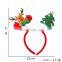 Customer Oriented Customized Red Cute Hat Kids Star Tree Antler Baby Christmas Headband