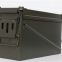 M2A1 ammo can.ammunition box.metal box.
