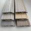 7 cm hidden nail pvc baseboard stone plastic floor waterproof corner line Foshan wholesale black and white wood grain plastic foot line