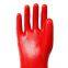 Long Cuff Polyester/Cotton Interlock Lined PVC Coated Gloves