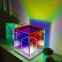 New Led Colorful Cube Decorative Light 3D Acrylic Desk Lamp Rubik Box Atmosphere Creative Table Lamp
