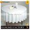 Wholesale Round polyester table cloth for wedding