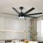 Big Size 72Inch Ceiling Fan With LED Light DC Motor Retractable Fan Light With Remote Control