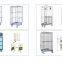 Large Roll Container Foldable Steel Warehouse Storage Rolling Pallet Cage Trolley