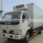 5 tons food box van truck, 4x2 small refrigerated truck