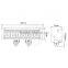Wholesale 54w led offroad light bar for car accessories jeep wrangle