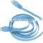 Ultra Flexiable Flat Lan Cable UTP Cat6a patch cord Network Cable