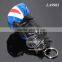 RANDOM Colors Wholesale Cape Verde Flags Souvenirs Custom Leather Mini Boxing Glove Key Chains