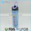 Double Wall Tritan PC Sports Water Bottle With Straw