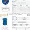 OEM Chinese factory JIS DPS swing wafer water check valve