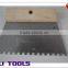 Teeth Blade Tools / Carbon Steel Blade Scraper With Wooden Handle