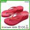 Simple Style Red Color High Heel Flip Flop Nude Wedge Beach Sandals