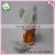 custom promotion gift plush toy bear with sucker