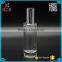 Exquisite cylinder glass perfume bottle/30ml clear pump bottle
