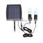 E27 Solar Energy Powered Two LED Bulbs Double Lamp Light High Power for Corridor Courtyard Garden Outdoor Travel Solar Lamps