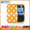 Set Screen Protector And Case For Blackberry 9320 , Polka Dots Gel TPU Cusomt Blu Phone Case