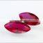 hot sale synthetic factory wholesale marquise cut ruby gemstone