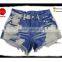 female ripped trouser jeans distressed wash denim jeans hot shorts girls destroyesd mini pants