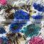 115gsm mesh jacquard nylon87%spandex13% Blueberry color julian lycra fabric