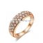IN Stock Wholesale Gemstone Luxury Handmade Brand Women Metal Ring SKD0318