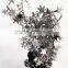 38cm high PET Silver Five-pointed star National Day centerpiece decoration