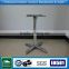 Dining table trumpet aluminium table base for glass tables