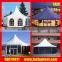 Satin fabric linging and curtain decorated decagon canopy tent for sale