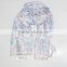 100% polyester fimo pattern fashion scarf for lady