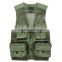Custom mens mesh V-neck fishing vest