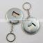 *round shape beer bottle opener keychain